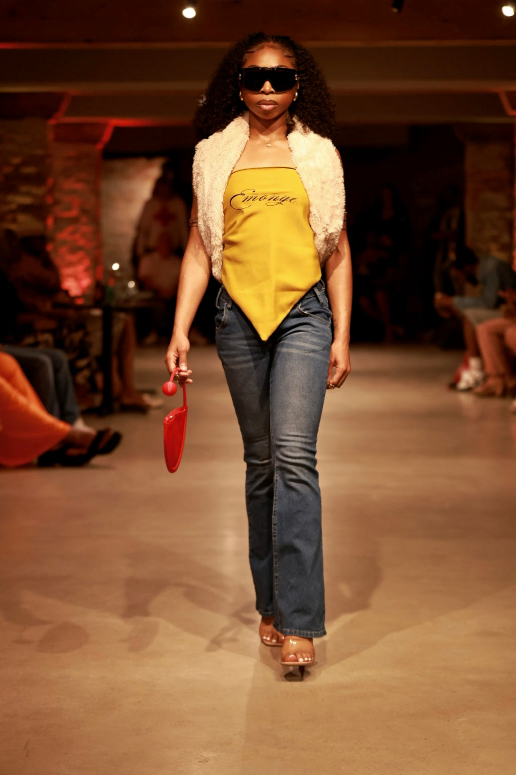 Emonye Signature Scarf Top