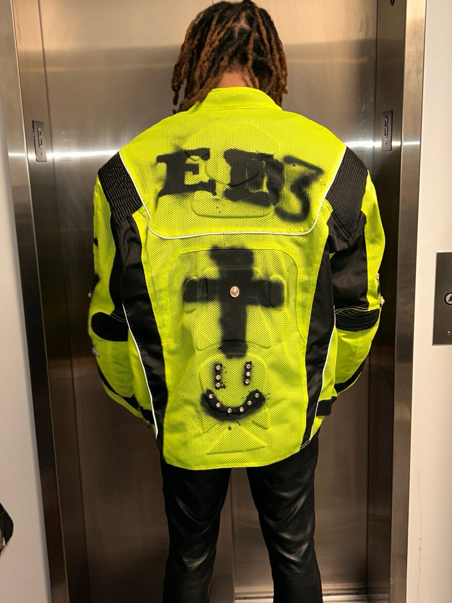 Graffiti Motorcycle Jacket